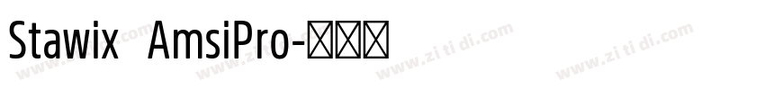 Stawix   AmsiPro字体转换